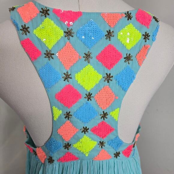 SUNDRESS Dresses REVOLVE  Embellished Gauze Mini Dress Small - Picture 5 of 11